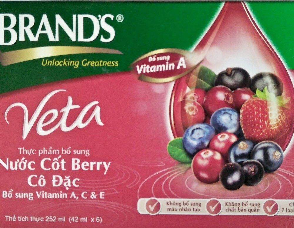 Nước Cốt Berry Cô Đặc BRAND'S Veta