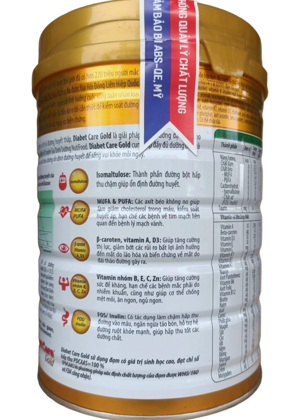 Sữa DiabetCare Gold 900g - Hình ảnh 2