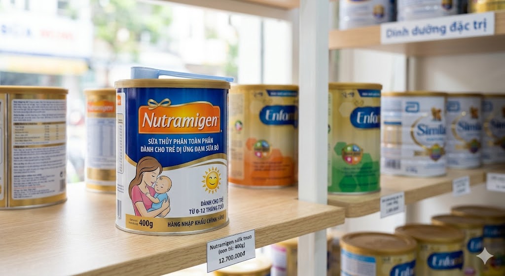 Sữa đặc trị cho trẻ dị ứng đạm sữa bò và bất dung nạp lactose